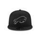 NFL Hat 950 Basic Snapback Black and White Bills