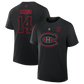NHL Player T-Shirt Authentic Stack Nick Suzuki Canadiens (Black)