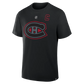 NHL Player T-Shirt Authentic Stack Nick Suzuki Canadiens (Black)