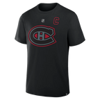 NHL Player T-Shirt Authentic Stack Nick Suzuki Canadiens (Black)