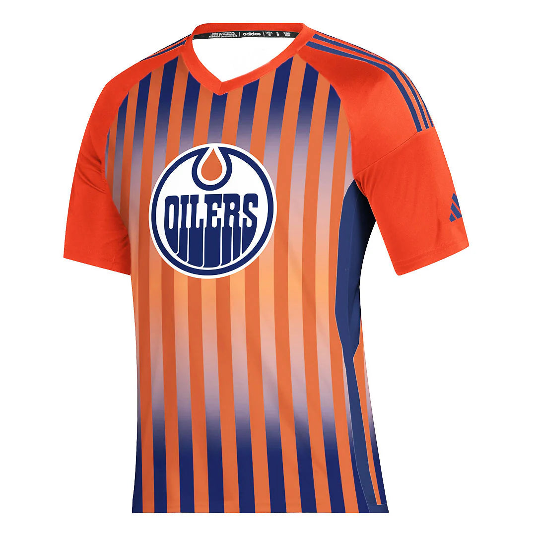 NHL Soccer Jersey Oilers