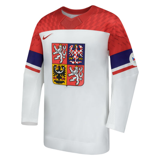 IIHF Replica Hockey Jersey White 2026 Team Czech Republic
