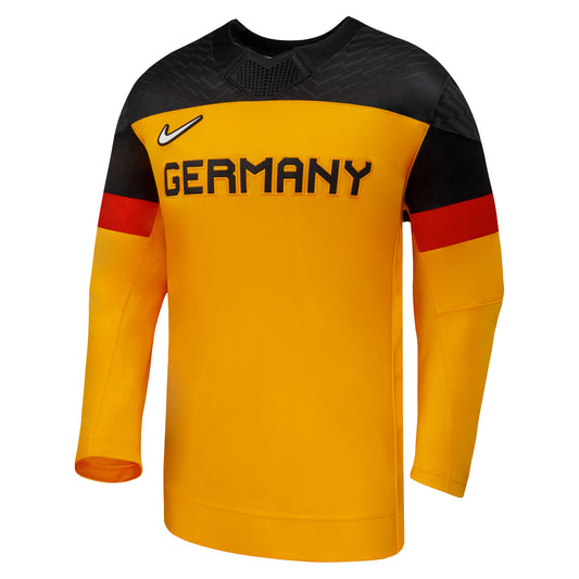 IIHF Replica Hockey Jersey Orange 2026 Team Germany
