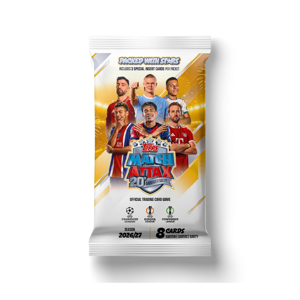 Topps Match Attax Champions League Trading Cards 2026-27 (Single Pack)