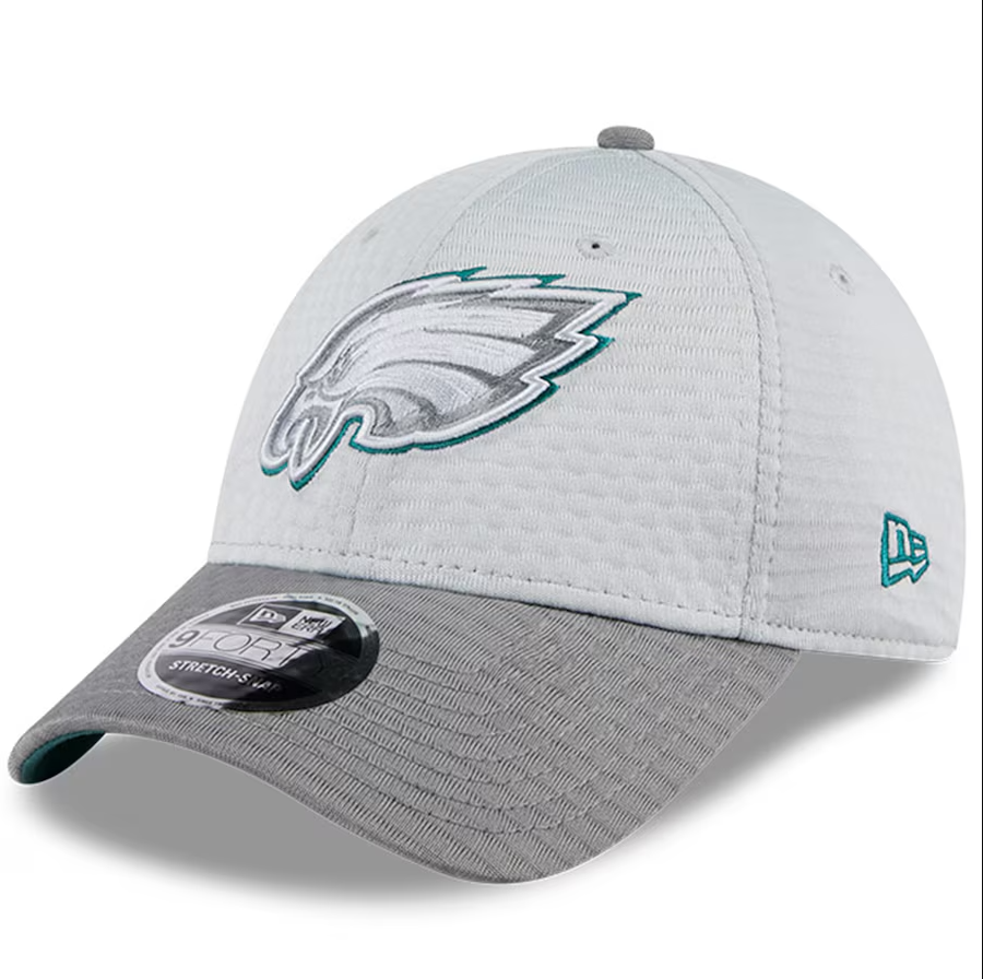 NFL Hat 940 Stretch Snap Training Camp Grey 2024 Eagles