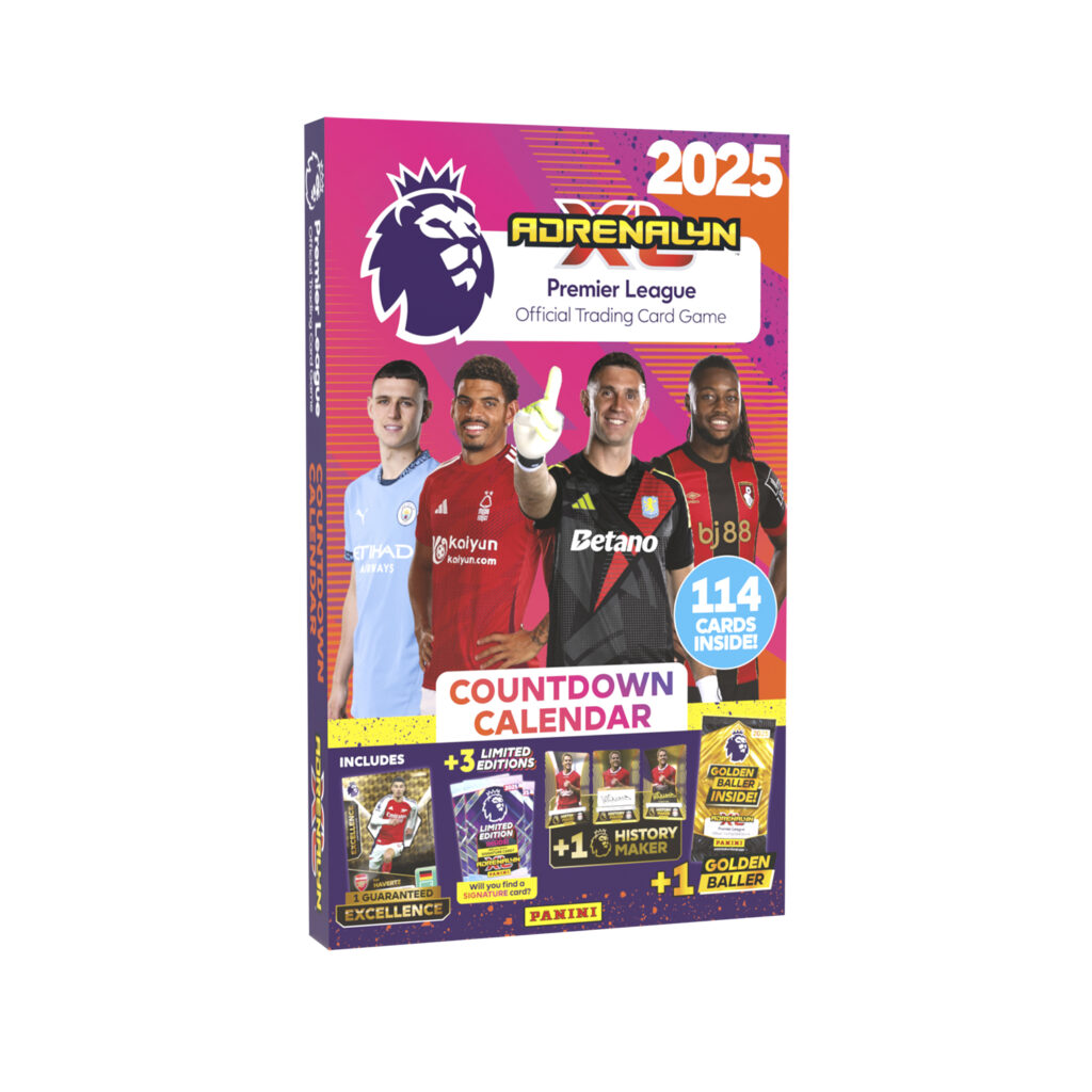 Panini Adrenalyn XL Premier League Trading Cards 2024-25 Countdown Advent Calendar