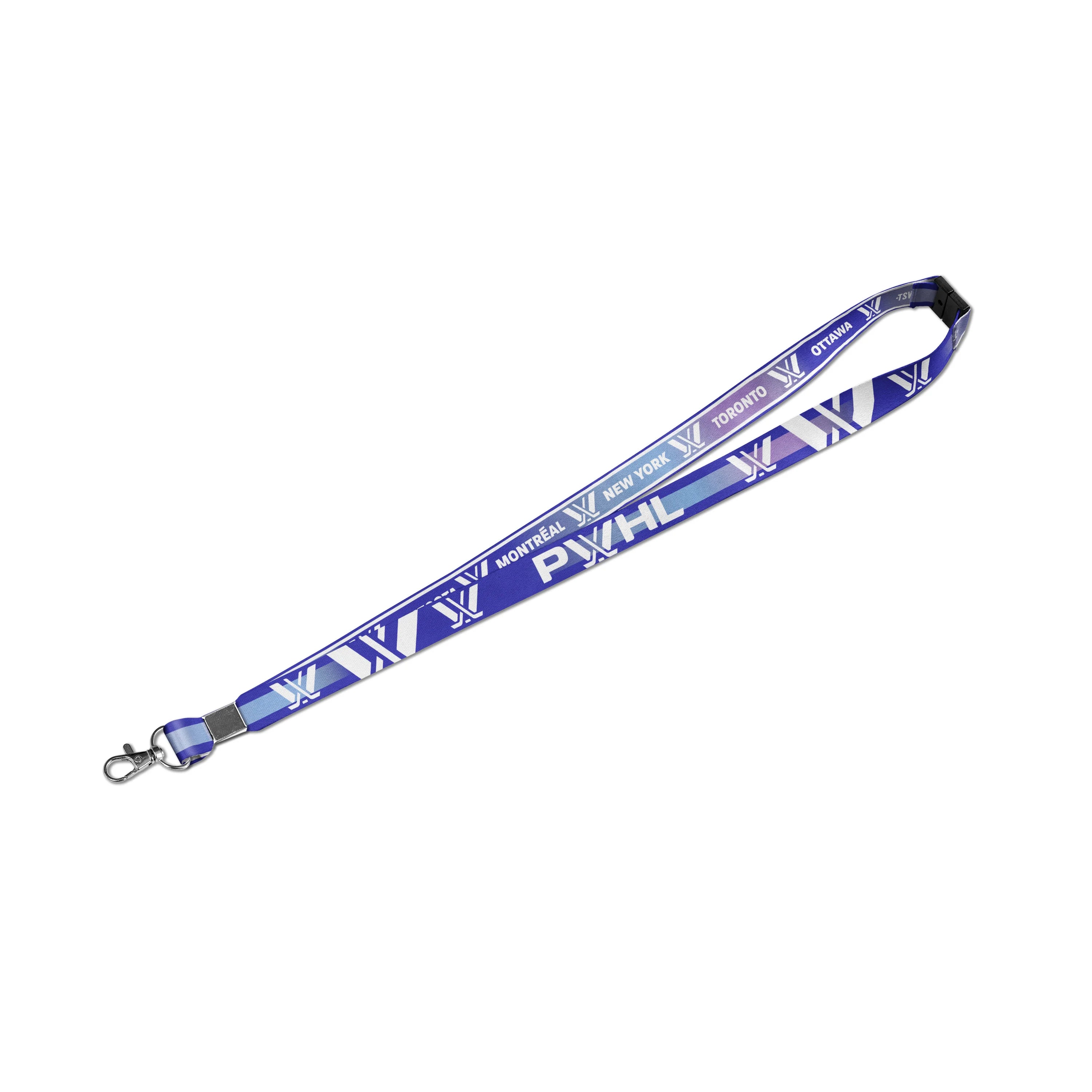 PWHL Lanyard Sublimated Original 6 Teams