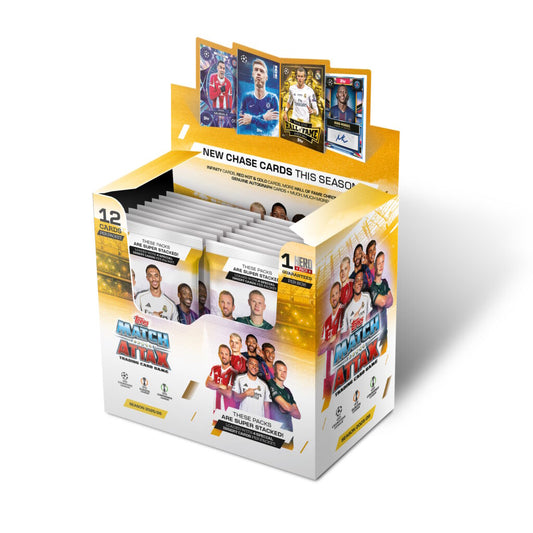 Topps Match Attax EXTRA Champions League Trading Cards 2025-26 (Full Box)