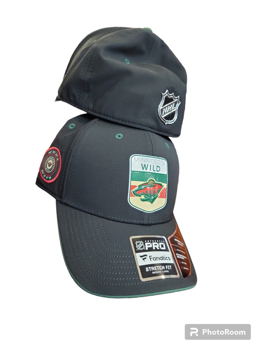 NHL Hat Authentic Structured Stretch Draft 2023 Wild