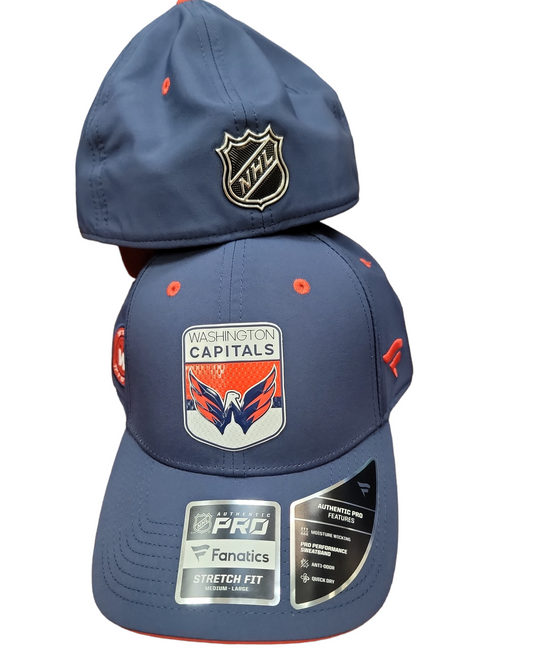 NHL Hat Authentic Structured Stretch Draft 2023 Capitals