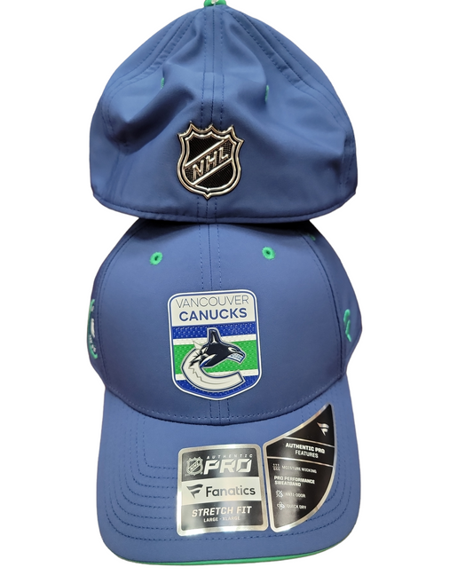 NHL Hat Authentic Structured Stretch Draft 2023 Canucks