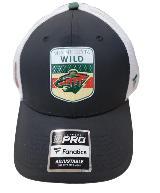 NHL Hat Structured Adjustable Draft 2023 Wild