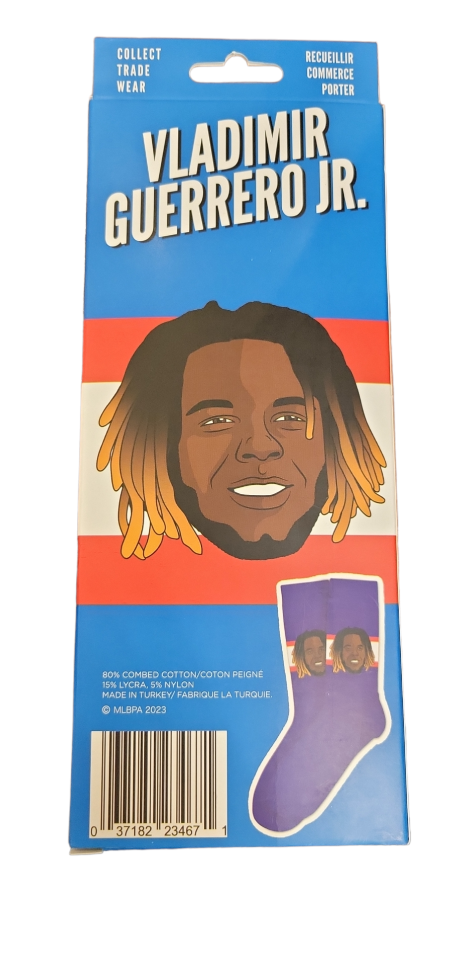 MLBPA Player Socks Valdimir Guerrero Jr.