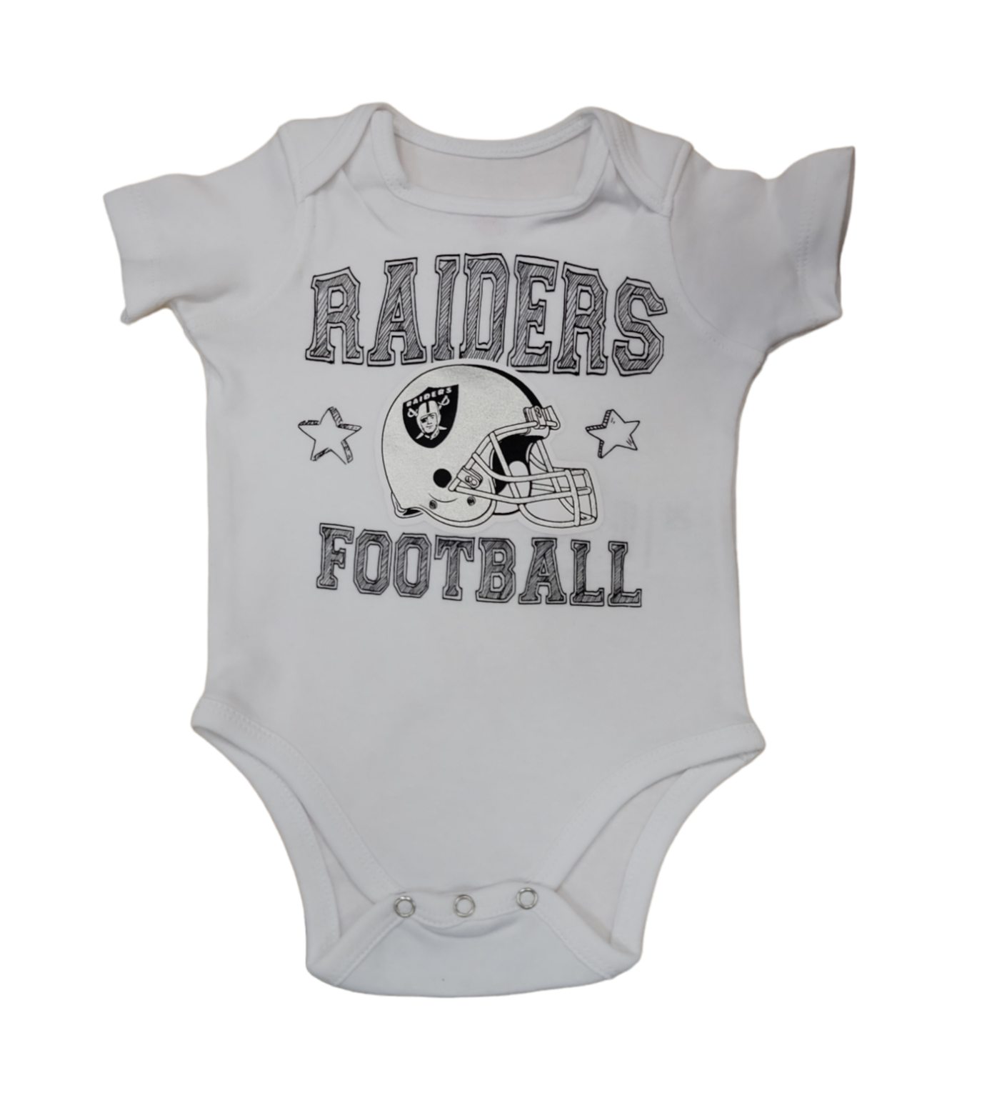 NFL Infant 3Pc Onesie Set Born to Be Creeper Raiders