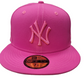 MLB Hat 5950 Color Pack Tonal Pink Yankees