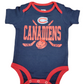 NHL Infant 3Pc Onesie Set Full Strength Canadiens