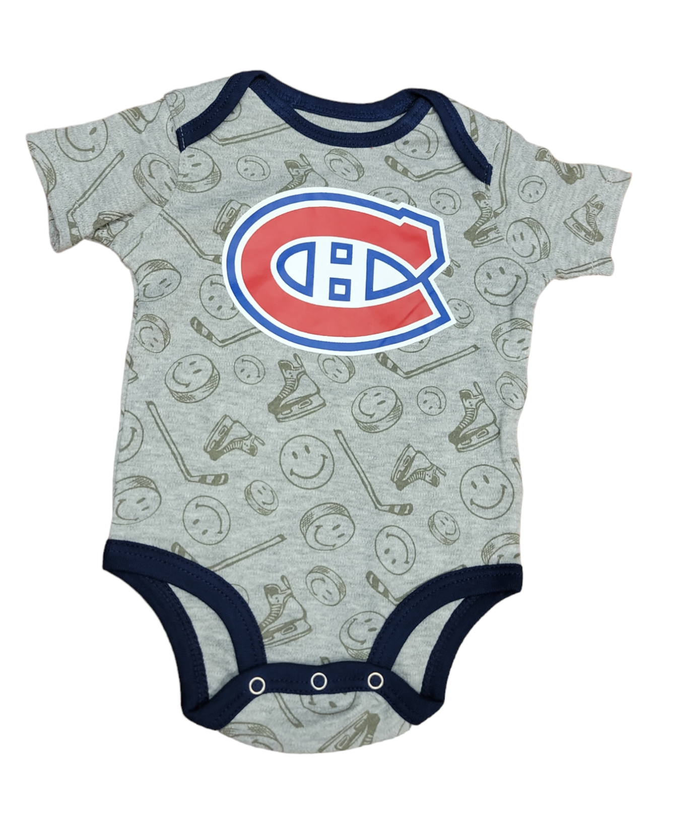 NHL Infant 3Pc Onesie Set Full Strength Canadiens