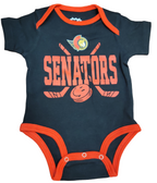 NHL Infant 3Pc Onesie Set Full Strength Senators