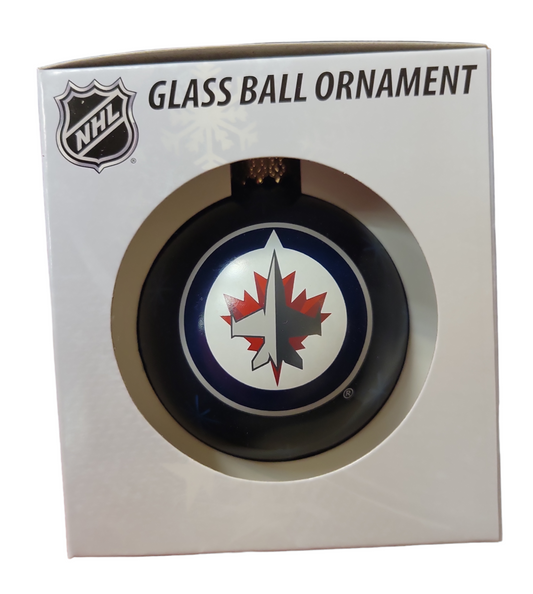 NHL Ornament Glass Ball Jets