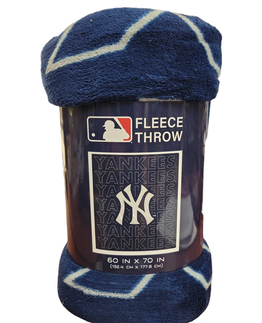 MLB Fleece Throw Super Soft Yankees