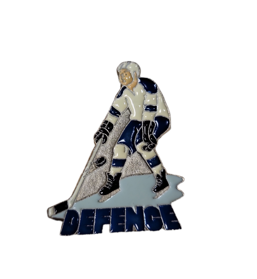 Hockey Lapel Pin Player Defence