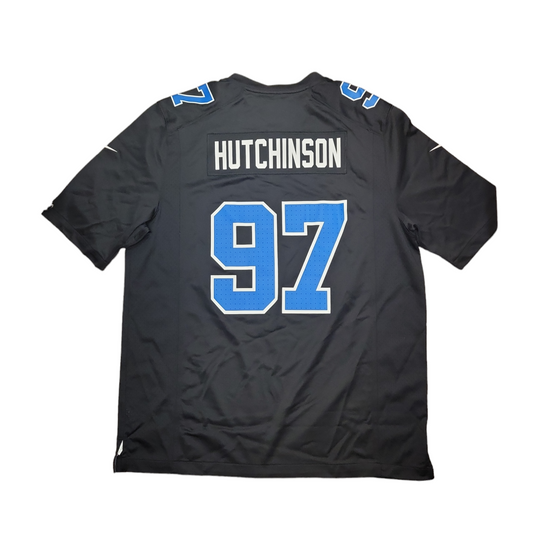NFL Player Game Jersey Black Aidan Hutchinson Lions