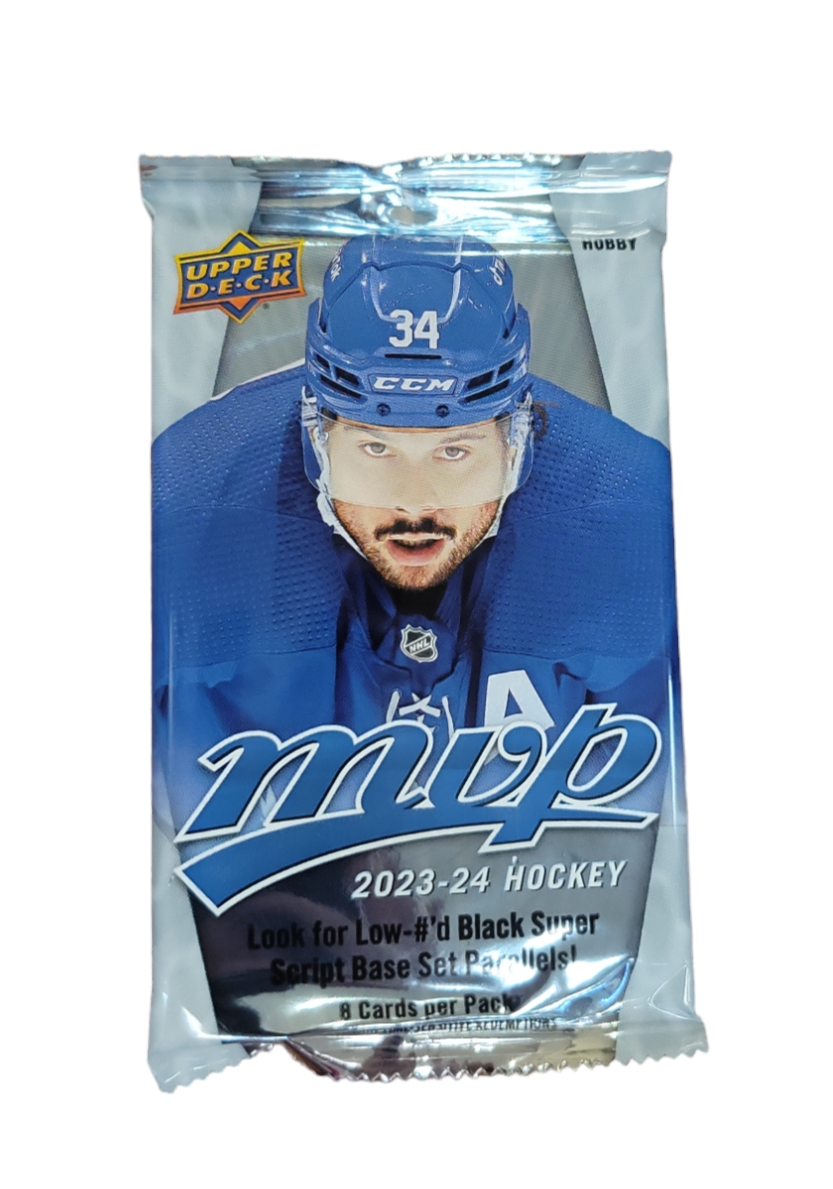 NHL Hockey Trading Cards Upper Deck Hobby MVP 2023-24 (Single Pack)