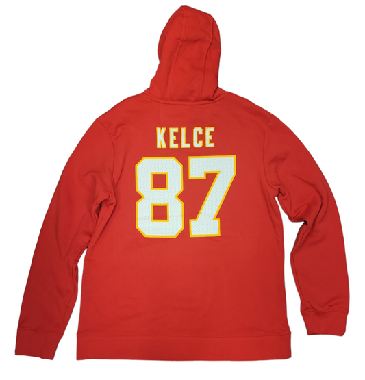 NFL Hoodie Pull Over Player Icon Travis Kelce Chiefs