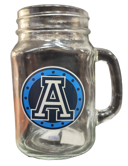 CFL Mason Jar 16oz. w/ Handle Argonauts