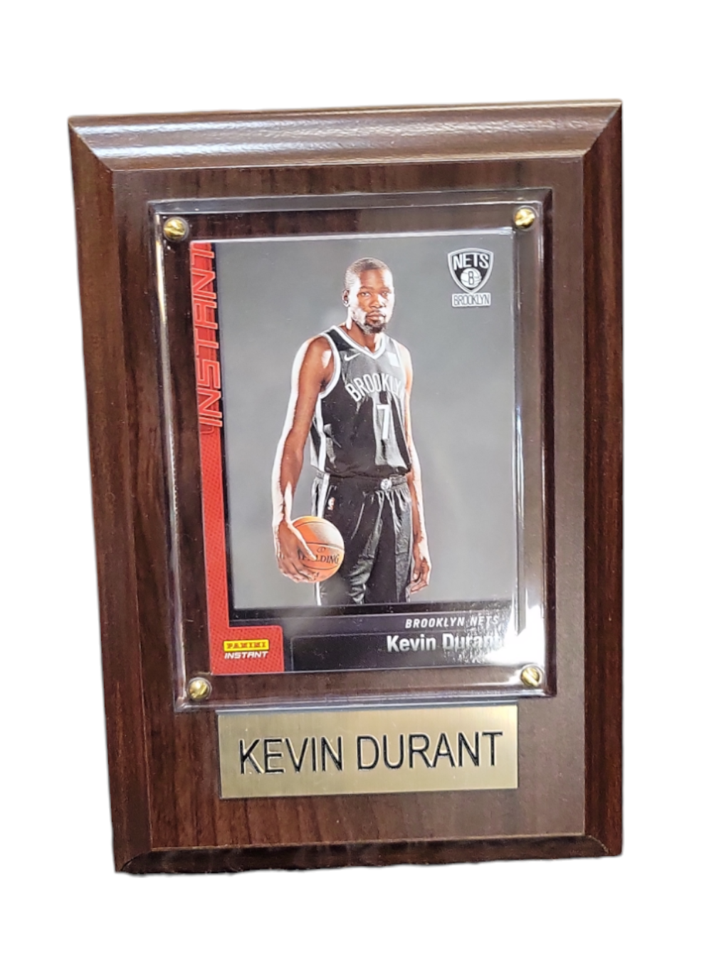 NBA Collectible Plaque with Card 4x6 Kevin Durant Nets