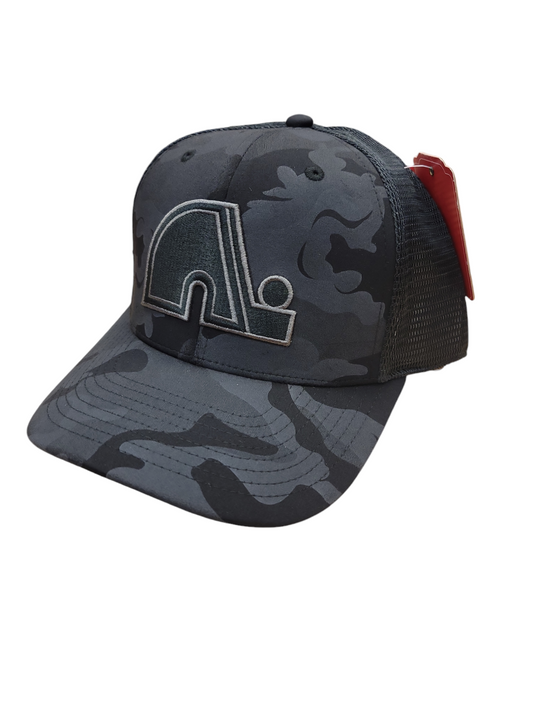 NHL Hat Camo Trucker Tonal Nordiques