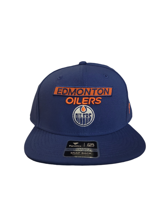 NHL Hat Authentic Pro Rink Snapback 2024 Oilers