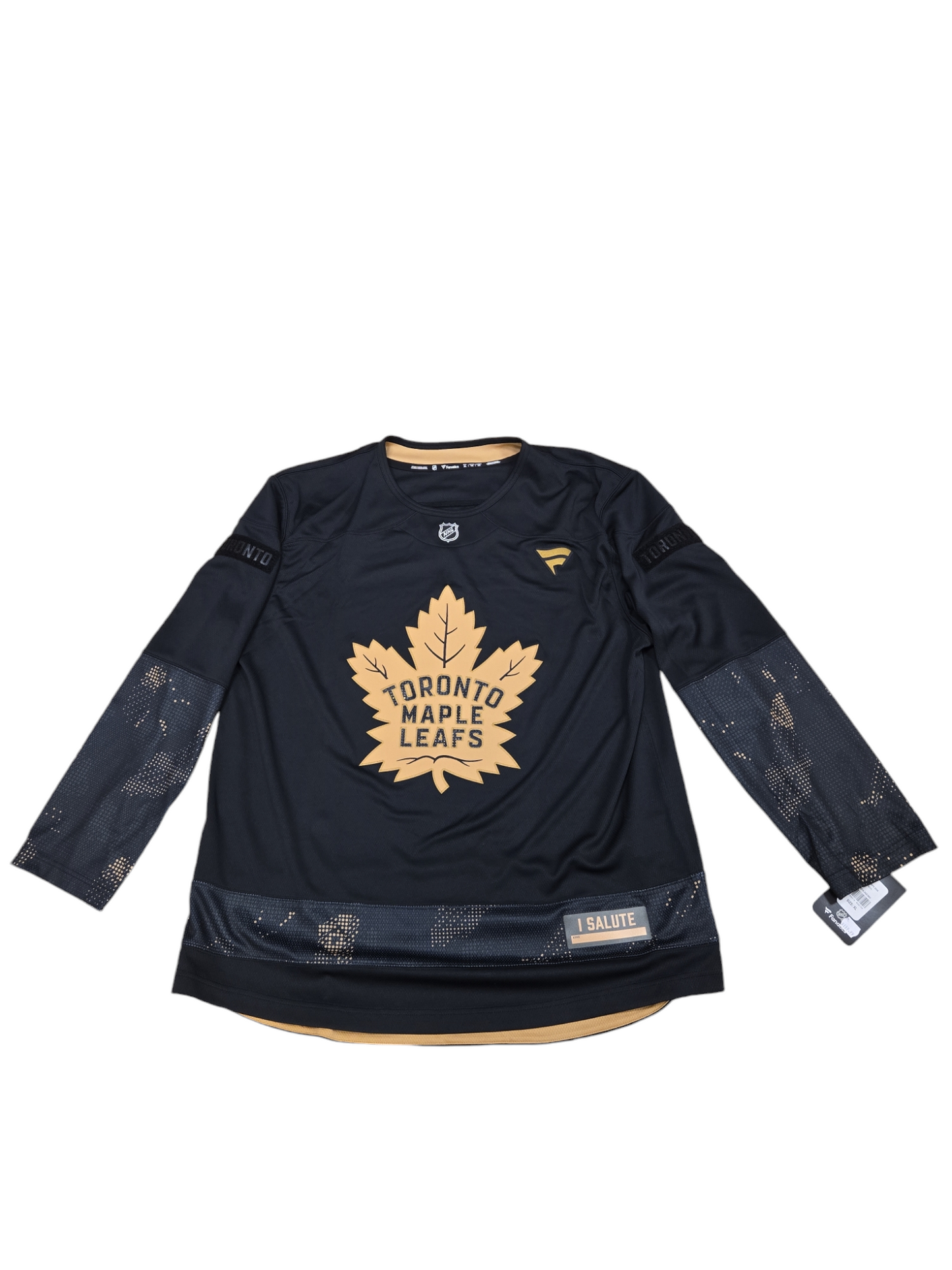 NHL Blank Practice Jersey Military Appreciation 2024 Maple Leafs GameOn Ottawa
