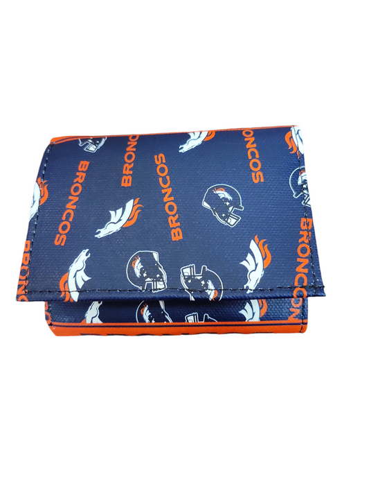 NFL Canvas Trifold Wallet Broncos