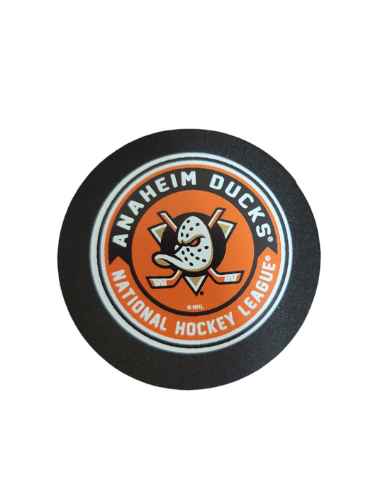 NHL Foam Puck Decal Ducks