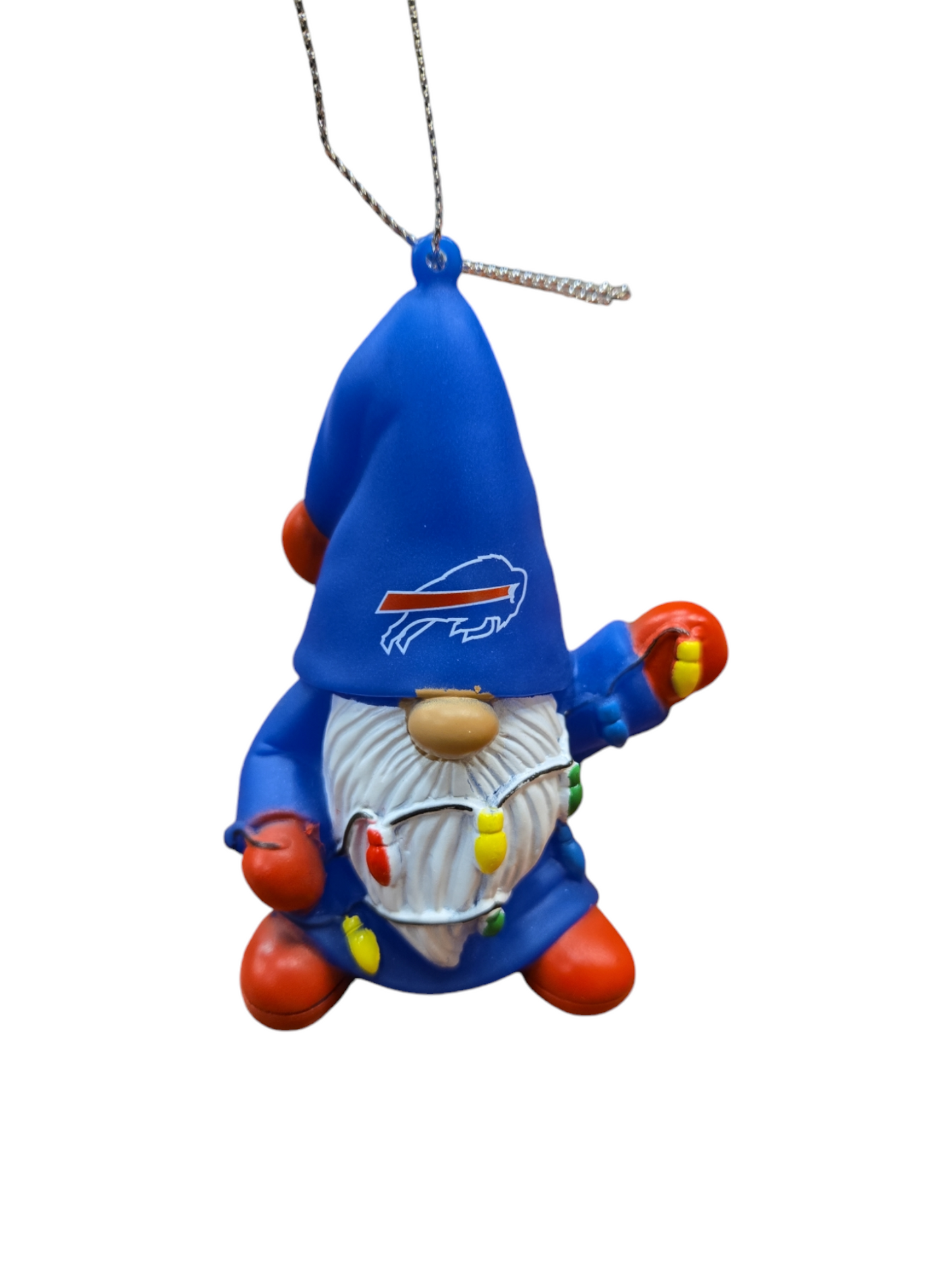 NFL Ornament Gnome With Lights Bills
