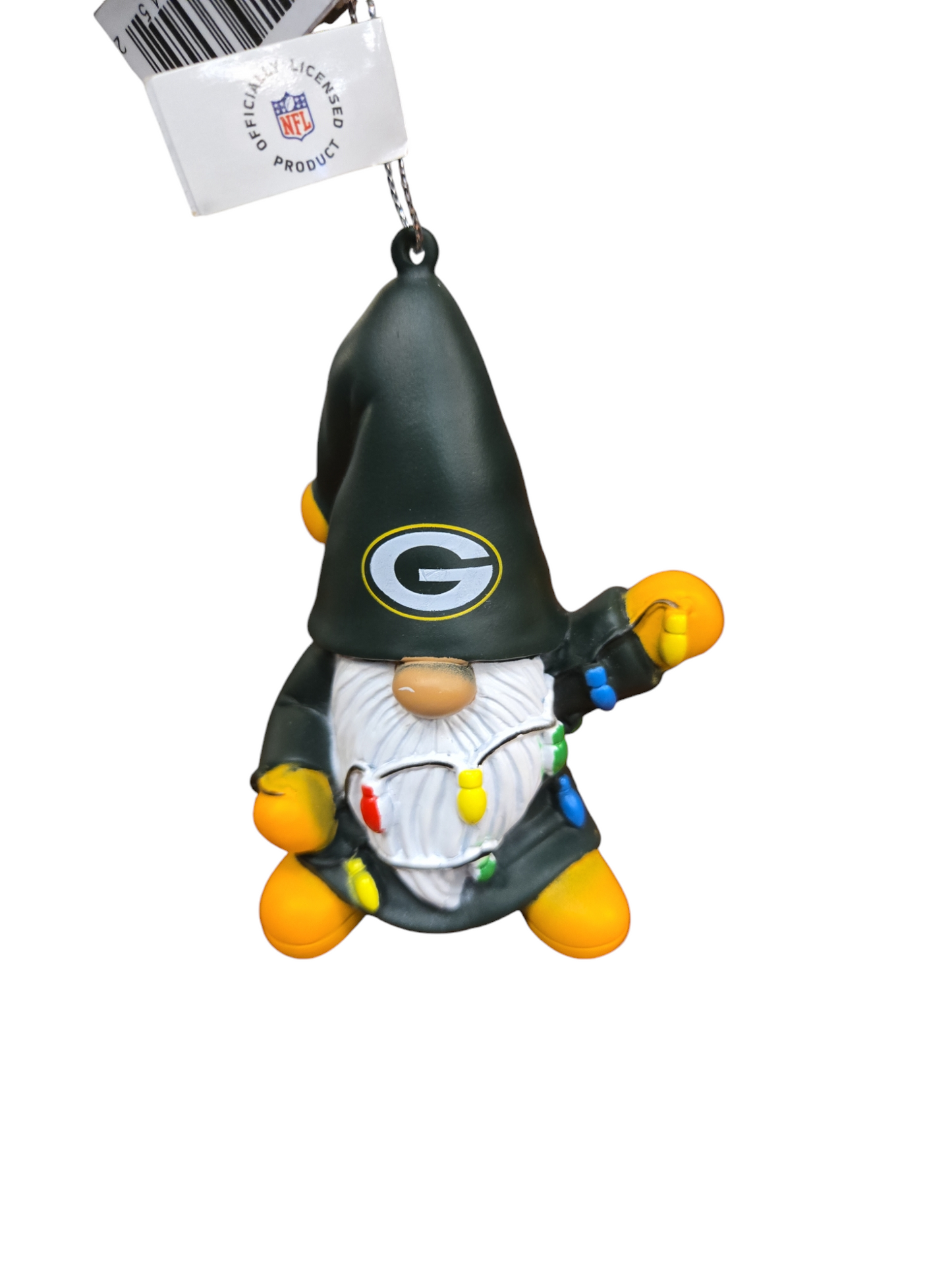 NFL Ornament Gnome With Lights Packers