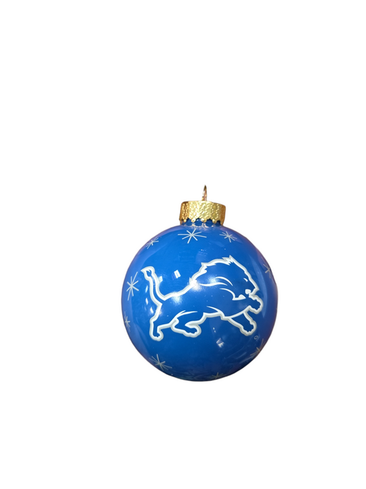 NFL Ornament Glass Ball Lions