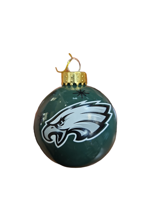 NFL Ornament Glass Ball Eagles