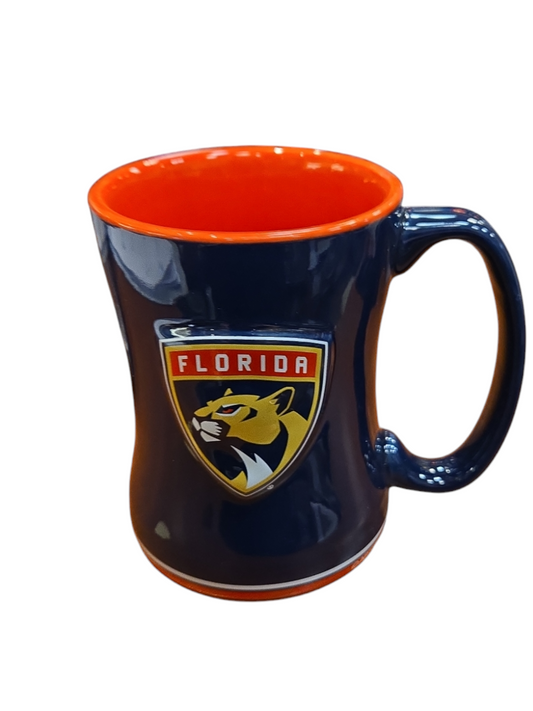 NHL Coffee Mug Sculpted Relief Panthers