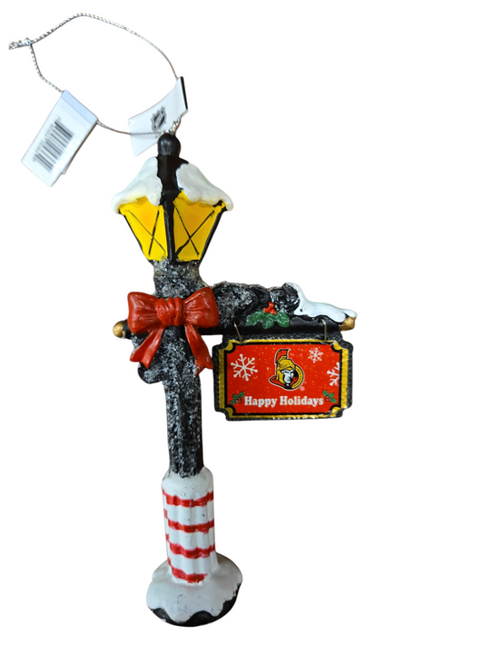 NHL Ornament Street Lamp Senators