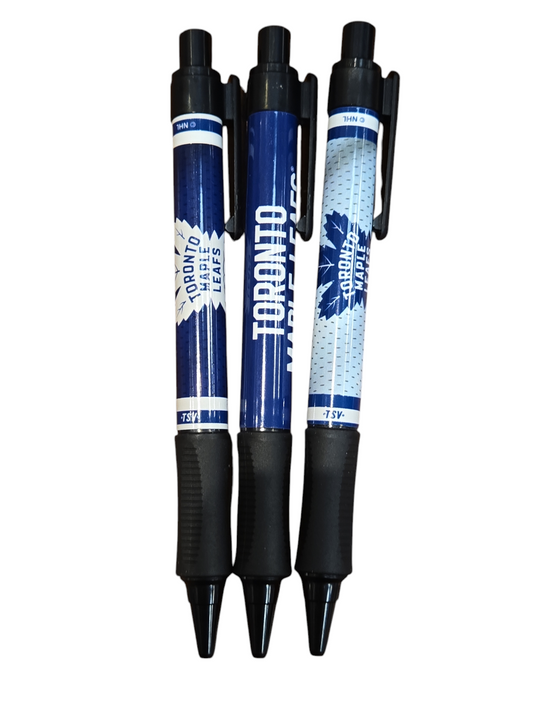 NHL Pen Soft Grip Set Maple Leafs