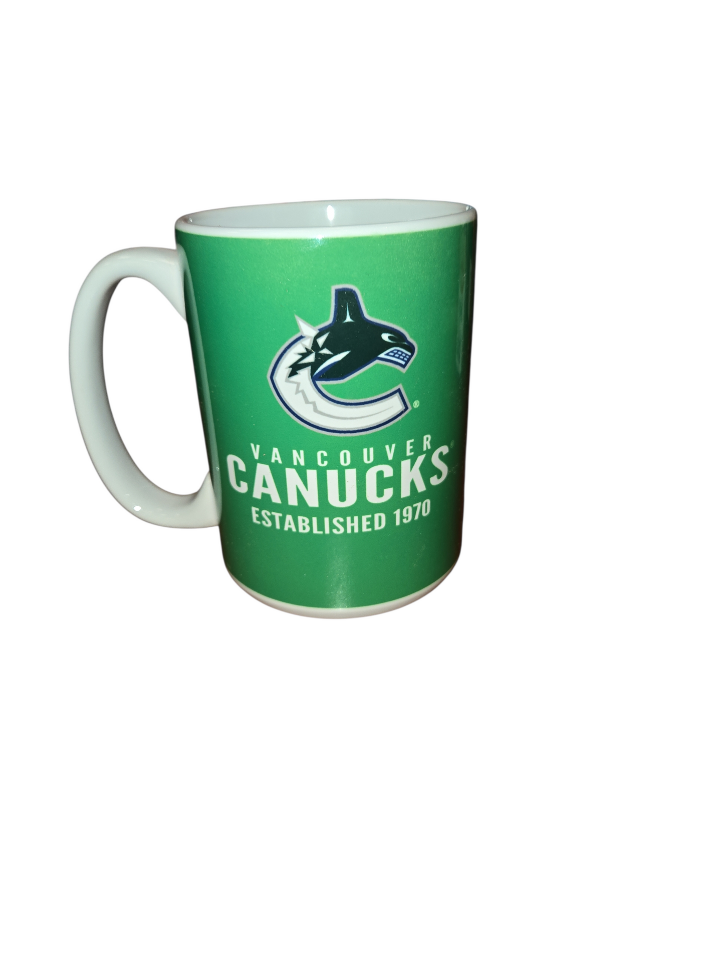 NHL Coffee Mug 15oz Logos To History Canucks