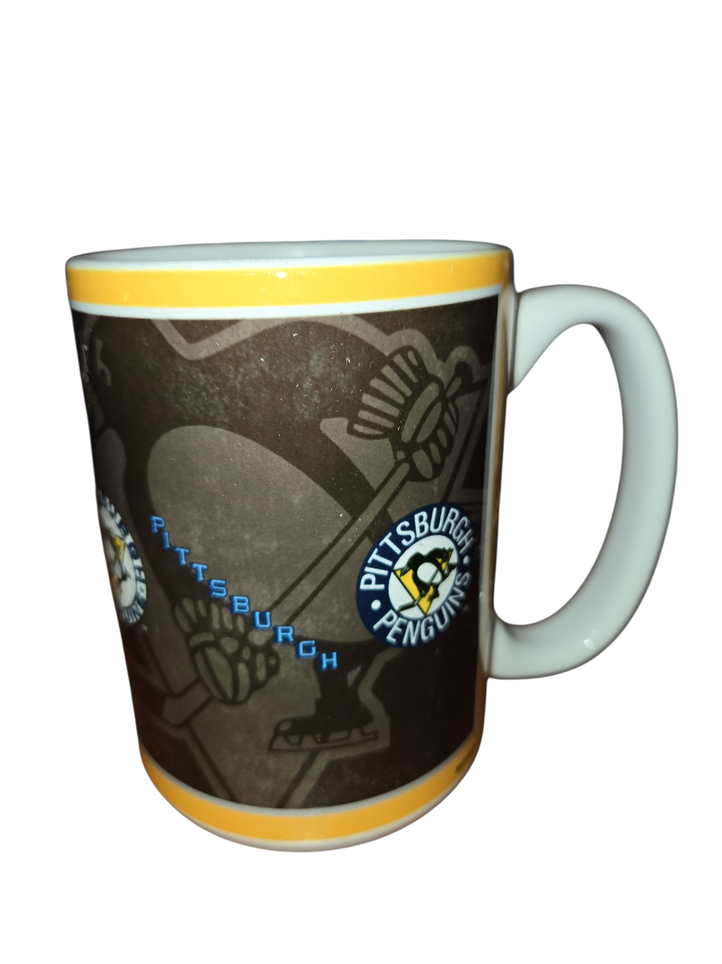 NHL Coffee Mug 15oz Logos To History Penguins