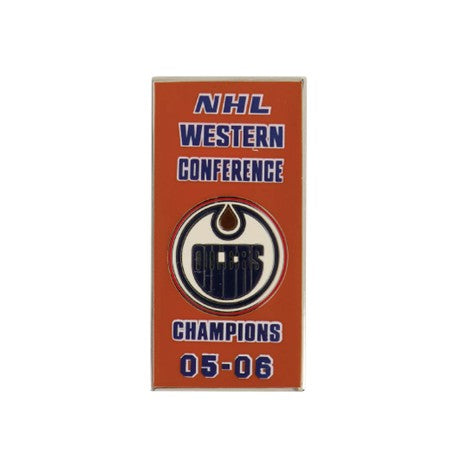 NHL Lapel Pin Western Conference Champs 05-06 Oilers