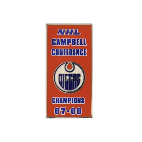 NHL Lapel Pin Smythe Division Champs 87-88 Oilers