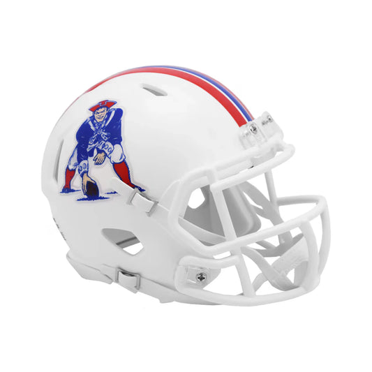 NFL Mini Helmet Speed Throwback 1982-1989 Patriots
