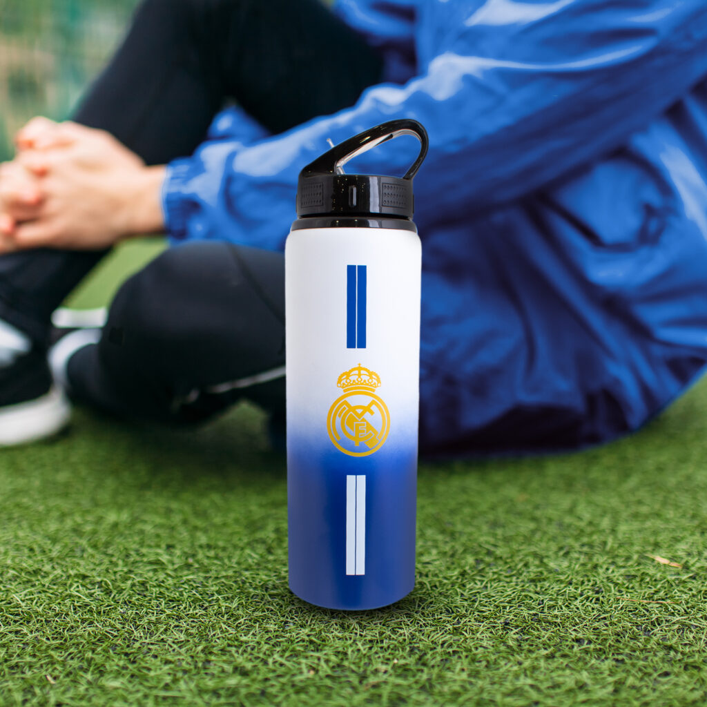 La Liga Water Bottle 750mL Aluminum Fade Real Madrid