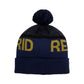 La Liga Knit Hat Black & Gold Pom Real Madrid CF