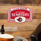 NHL Embossed Steel Wall Sign, 11" x 17" Senators
